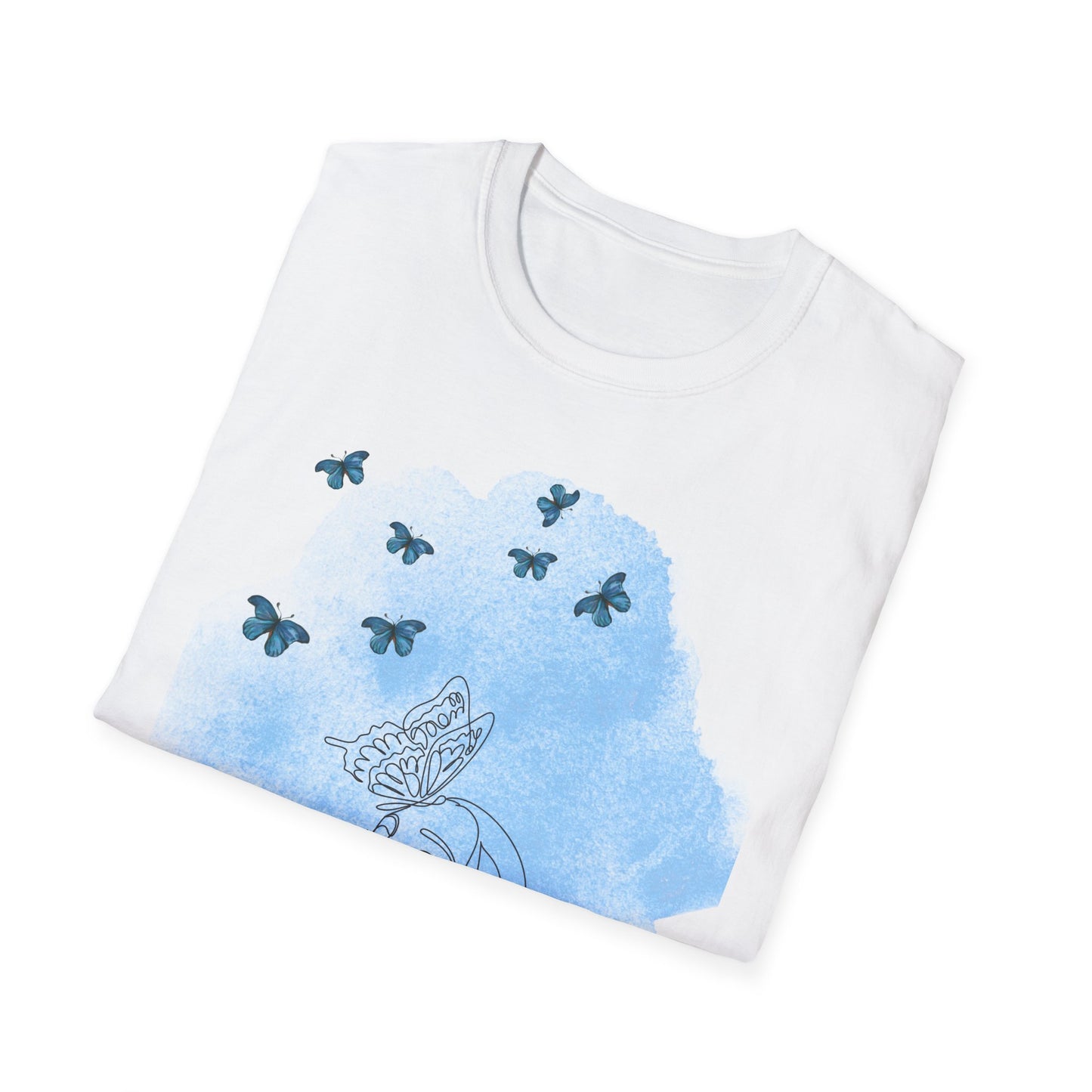 Artistic Butterfly T-Shirt | Soft Unisex Tee, Gift for Nature Lovers, Boho Chic Style, Casual Wear, Eco-Friendly Fashion