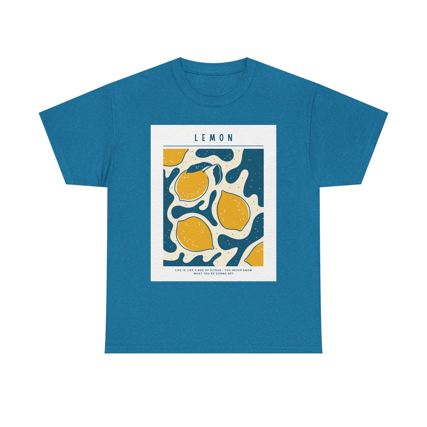 Citrus Lemon Graphic Tee | Casual Summer Shirt, Gift for Lemon Lovers, Print T-Shirt, Birthday Gift, Eco-friendly Fashion