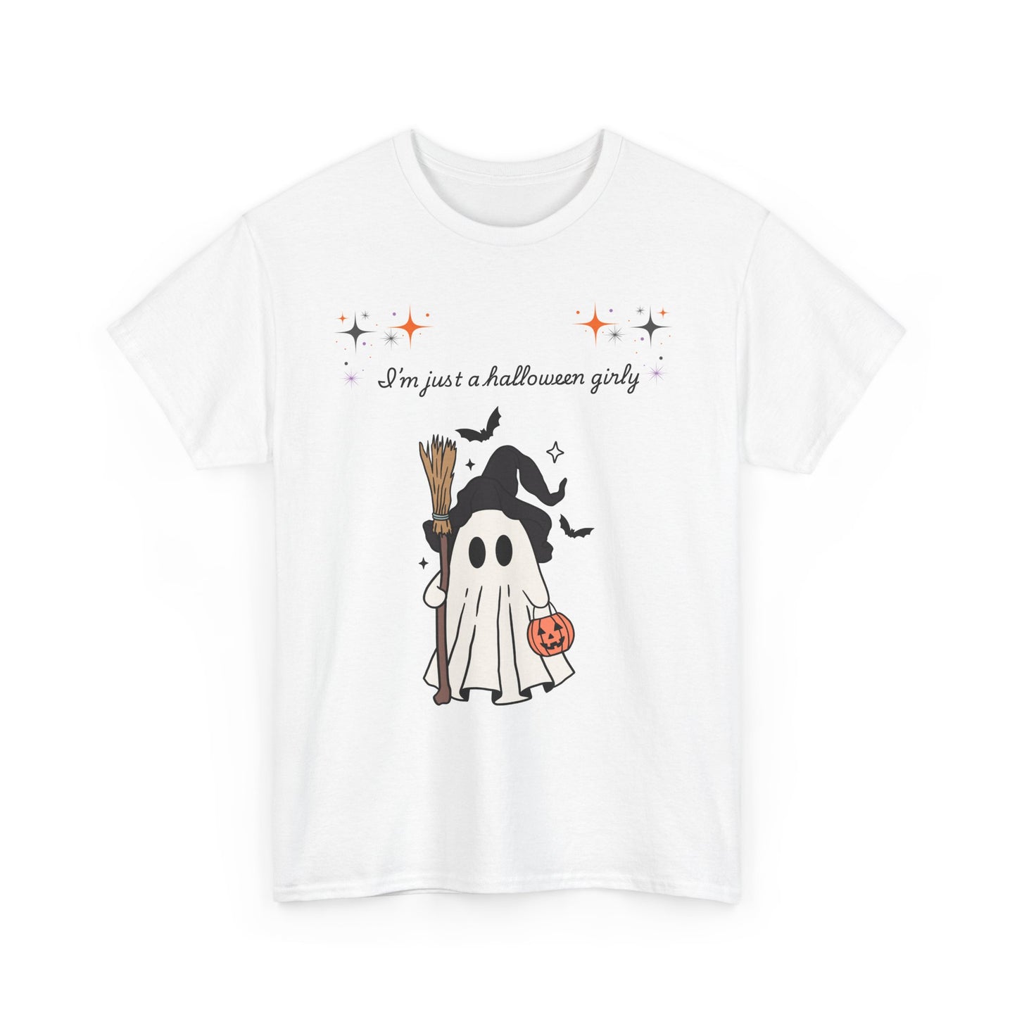 Halloween Ghostly Vibe Tee - Perfect for Spooky Season, October Gatherings, Costume Parties, Trick-or-Treating, Ghost Lovers